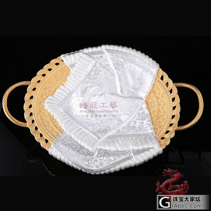 国礼《和美》纯银丝巾果盘_金工