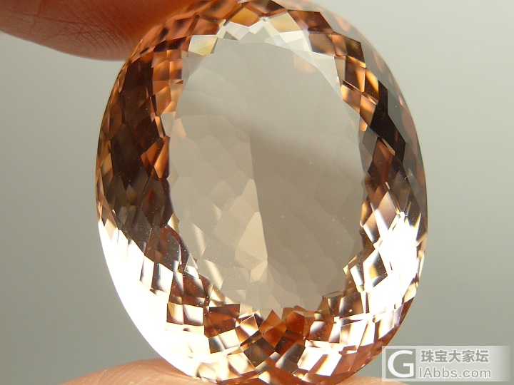 綠柱石家族的公主(摩根石 Morganite )_刻面宝石摩根石