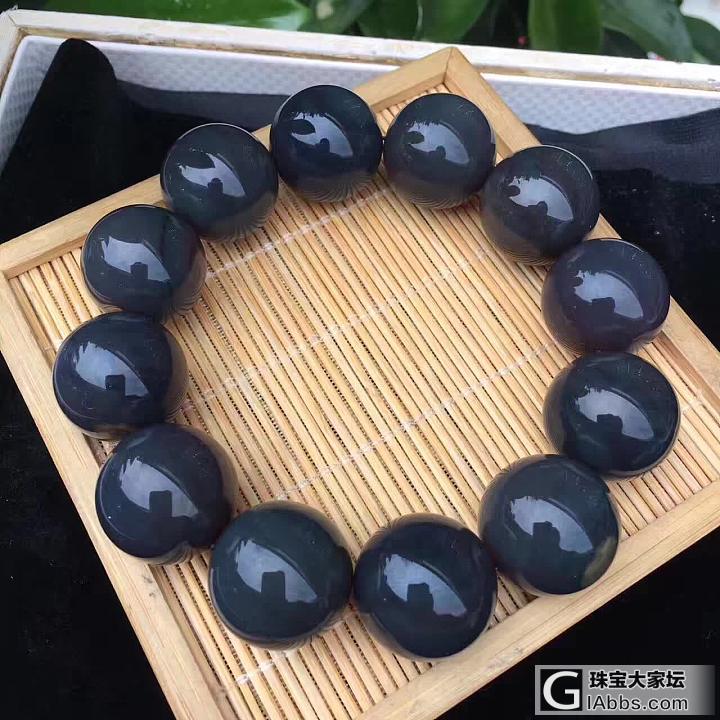 特色绿珀手串_珠串绿珀