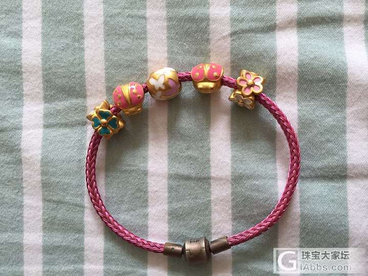 晒晒今年入的几个手链_金手链