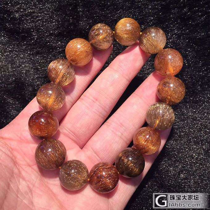 巴西铜发_珠串铜发晶