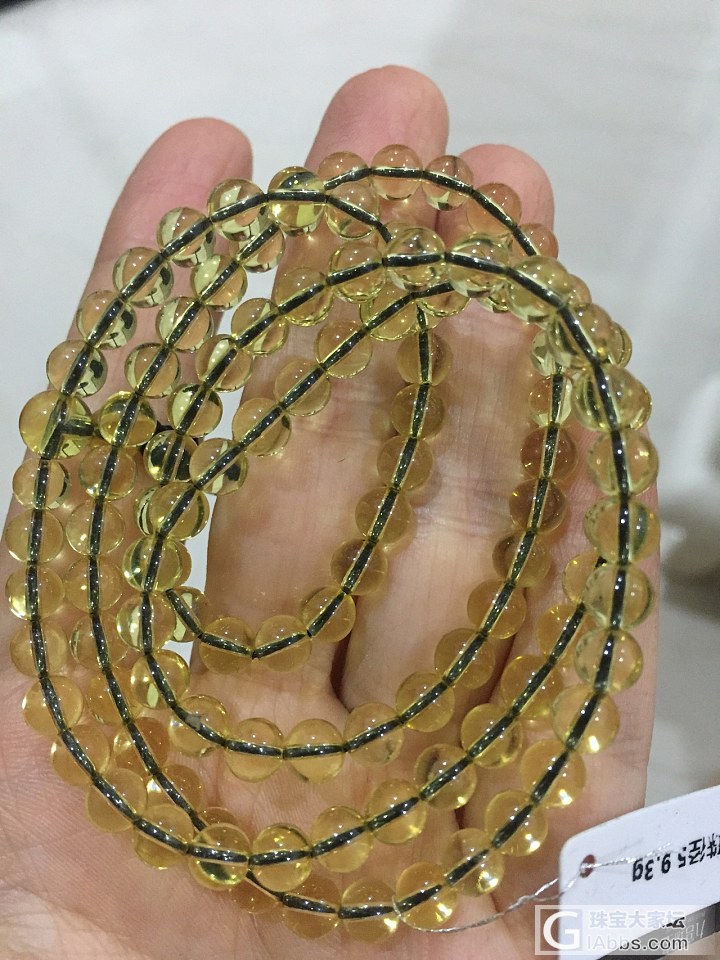 大家能不能帮我看看这是不是真蓝珀_珠串蓝珀琥珀蜜蜡