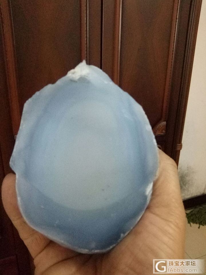 土耳其蓝玉髓_原石玉髓
