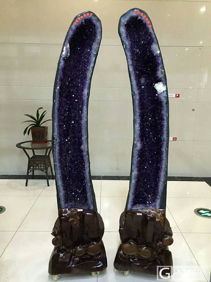 请鉴赏_紫水晶洞盆簇