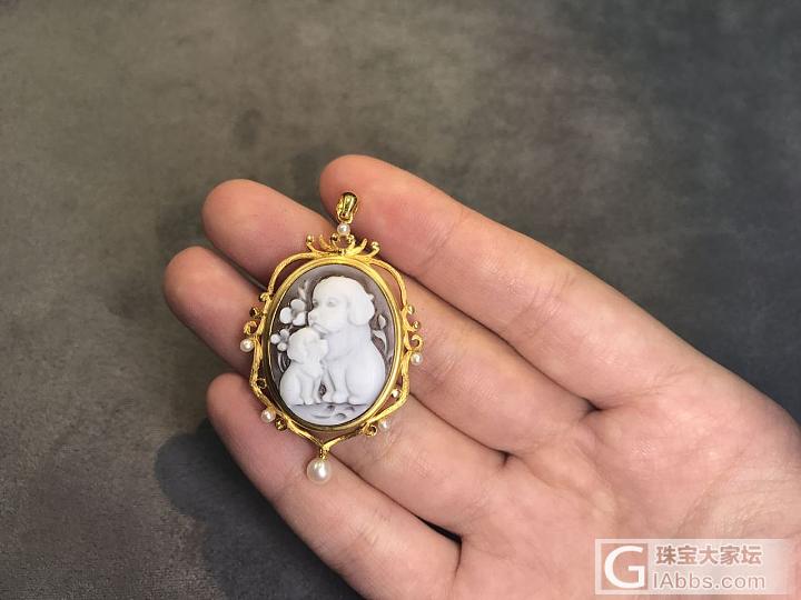 狗狗贝雕吊坠_吊坠贝壳