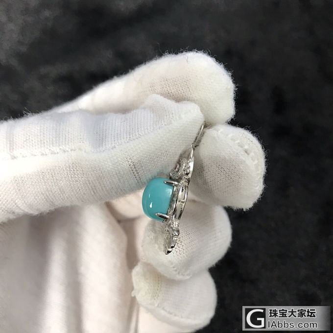 自己做的金龙山绿松石吊坠戒指_首饰松石