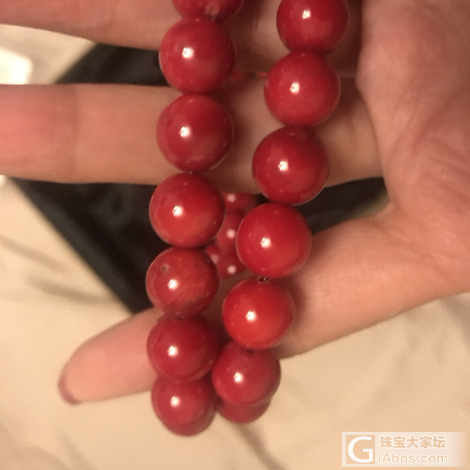 当年当珊瑚收回来的串串_珊瑚珠串