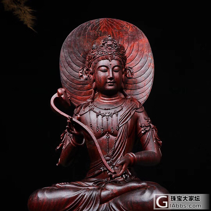 手工，普贤菩萨_木雕