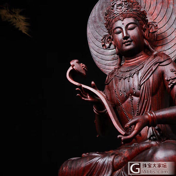 手工，普贤菩萨_木雕