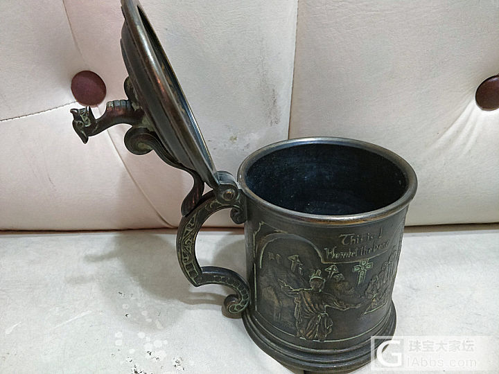 旅游收来的 英国纯铜杯_维修铜器铜玩工艺品