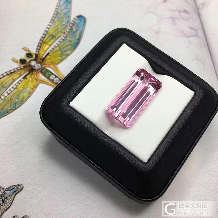 美美的粉摩根，重19.42ct 色泽超级好，最后一张推荐款很适合[愉快]_摩根石刻面宝石