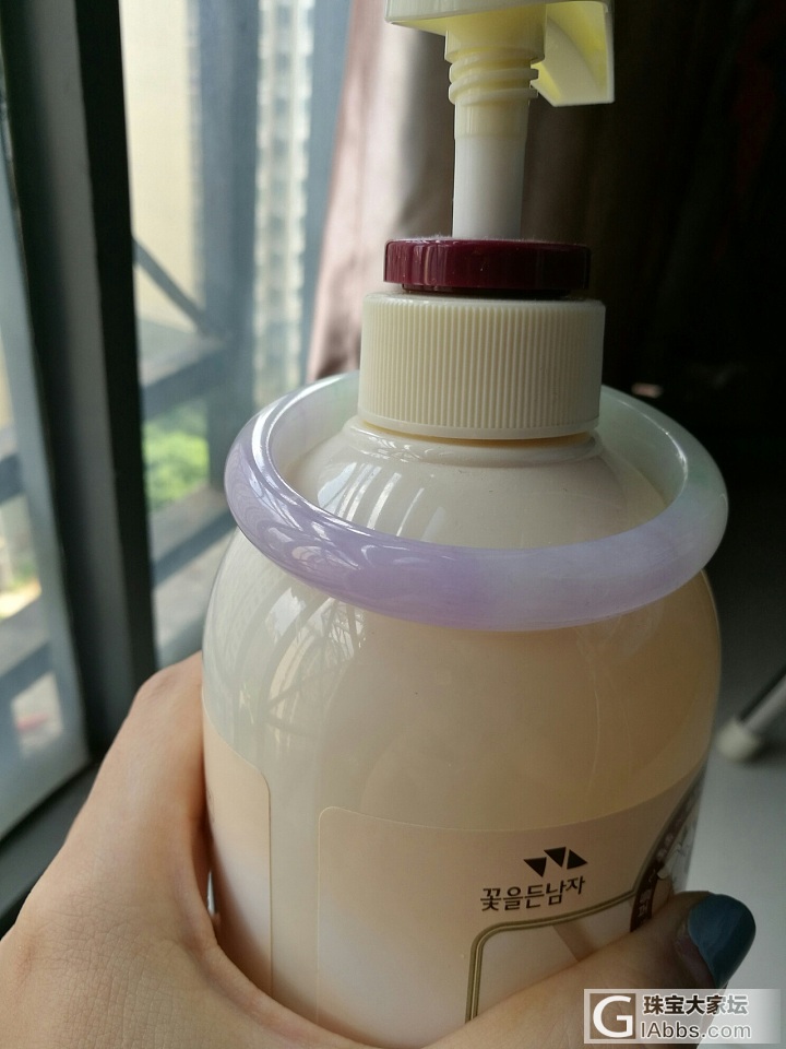 粉紫真是嫩啊_手镯翡翠