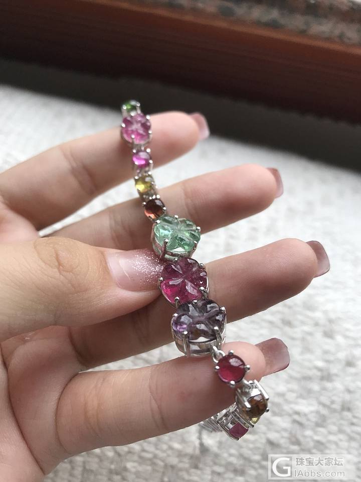 碧玺小手链，越看越喜欢_手链碧玺