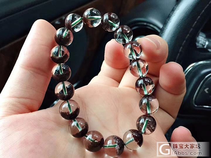 聚宝盆幽灵手串，美美哒_幽灵晶珠串