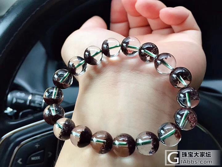 聚宝盆幽灵手串，美美哒_幽灵晶珠串