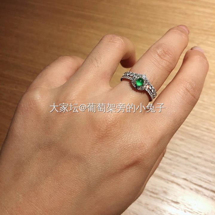 万能百搭排钻，翡翠各种叠层戴～忍不住来推一推_钻石翡翠