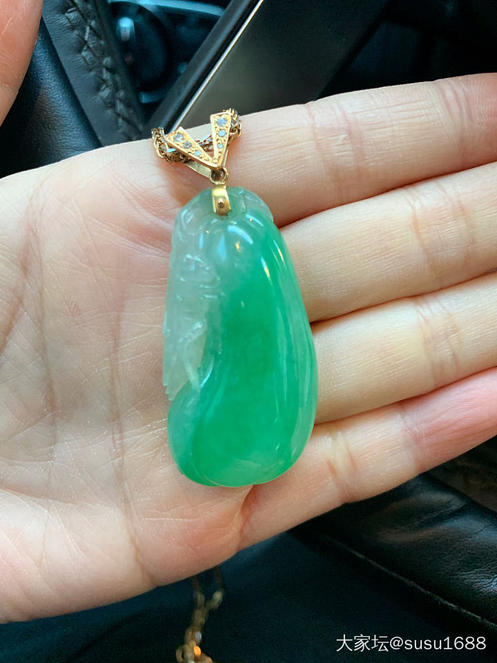 我的大福瓜，果然大就是王道_吊坠翡翠