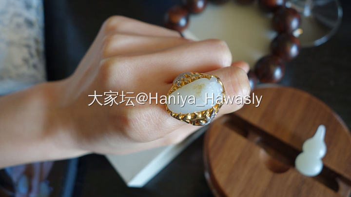 貔貅戒指一枚_和田玉