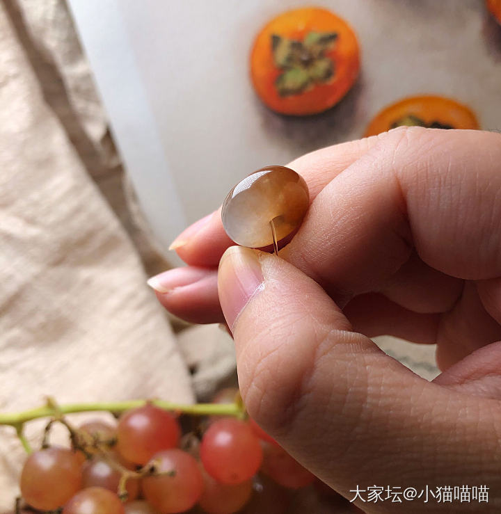 像葡萄的翡翠扣子_平安扣翡翠