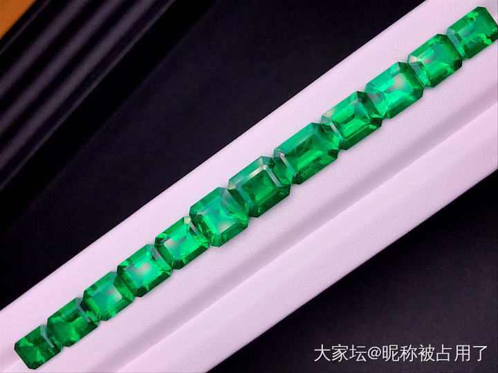 艰难的集了一手_刻面宝石祖母绿