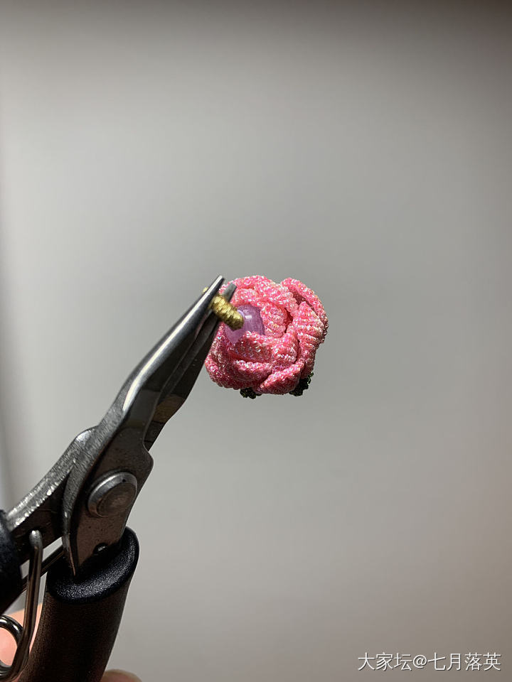 渐变迷你莲花_编绳