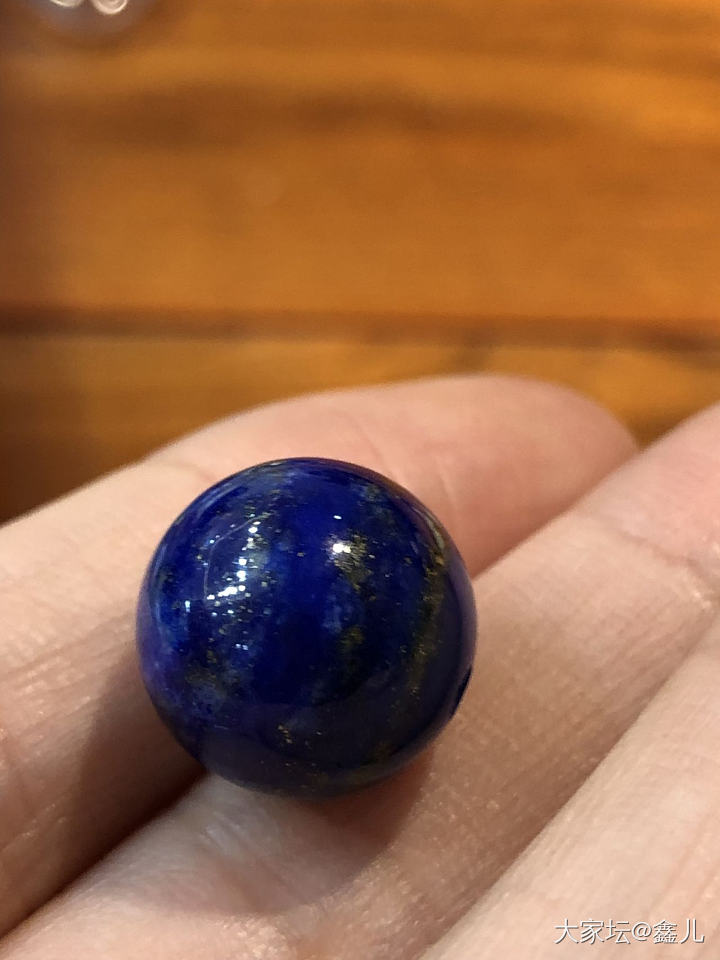 有谁知道这样的青金石珠子多少钱_青金石