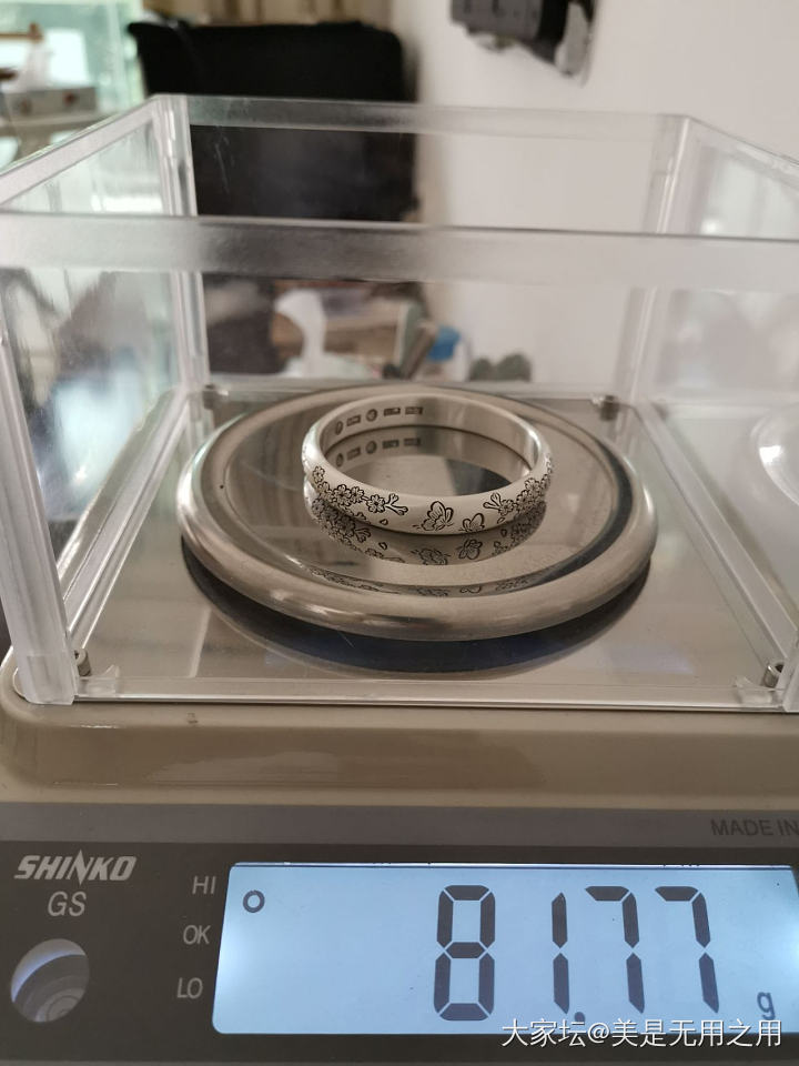 第一支定做的银手镯，成峰樱花_手镯银