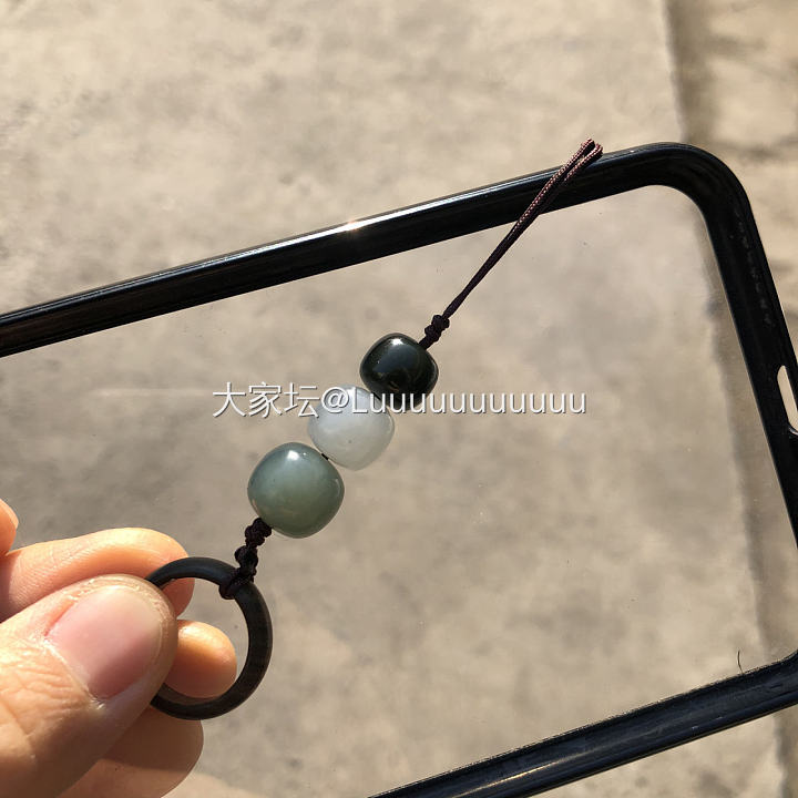 来来来 秀出你的手机挂件_和田玉