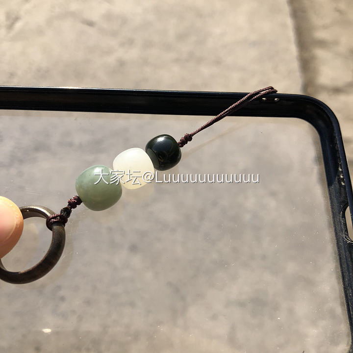 来来来 秀出你的手机挂件_和田玉