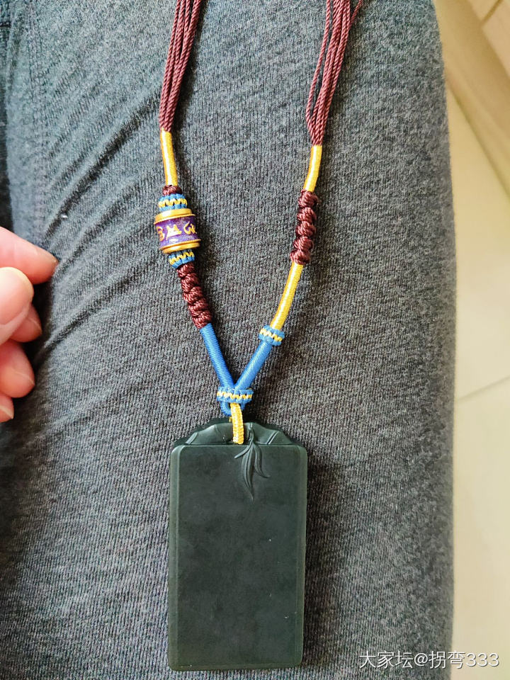 手工编绳，挑战了自己～哈哈哈好难啊～_编绳