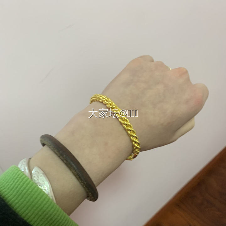 来个冷门的 振贤的金桂花_打金手镯金