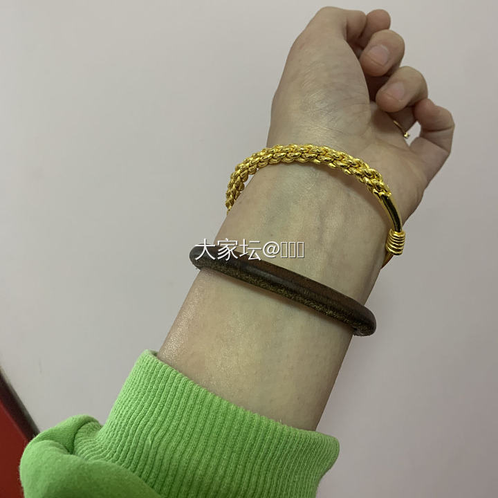来个冷门的 振贤的金桂花_打金手镯金