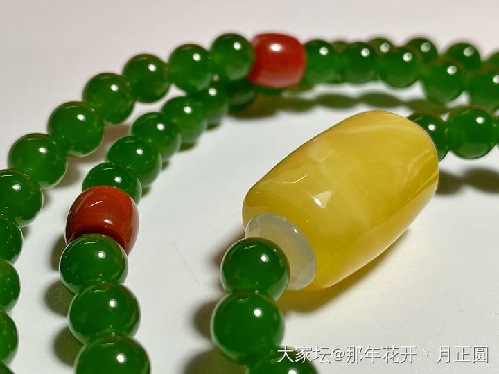晒出你们的碧玉多圈_和田玉