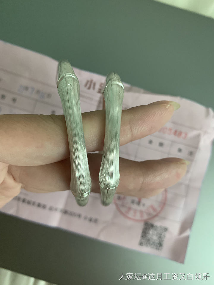 枯竹真是辨识度超高的镯子_手镯银