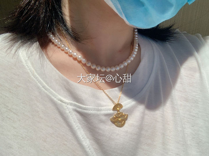 戴珍珠项链的打工人👷‍♀️_金珍珠