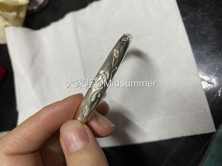 宝祥家南瓜菊求鉴定_手镯银