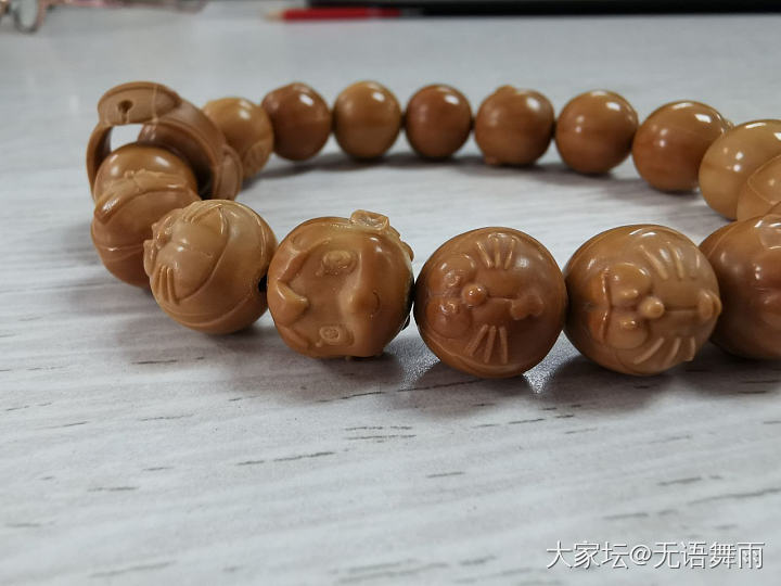 如果我有机器猫_珠串雕刻橄榄核