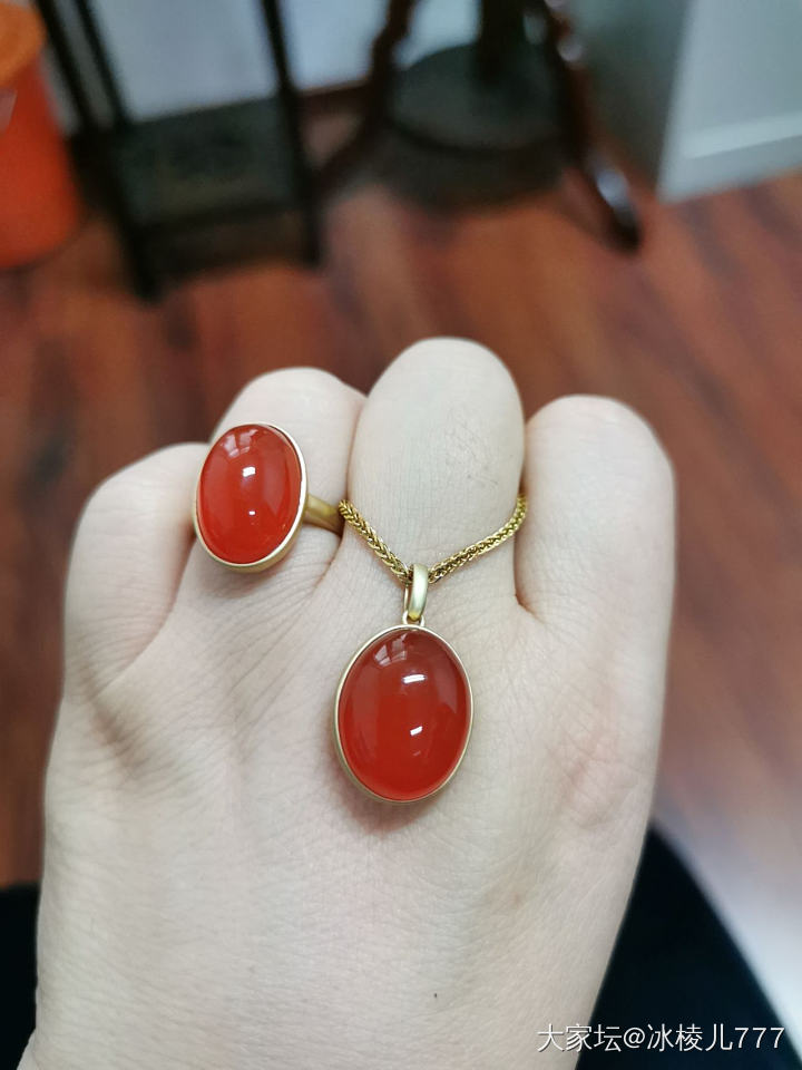 感谢翠儿，冰红配套完美_南红