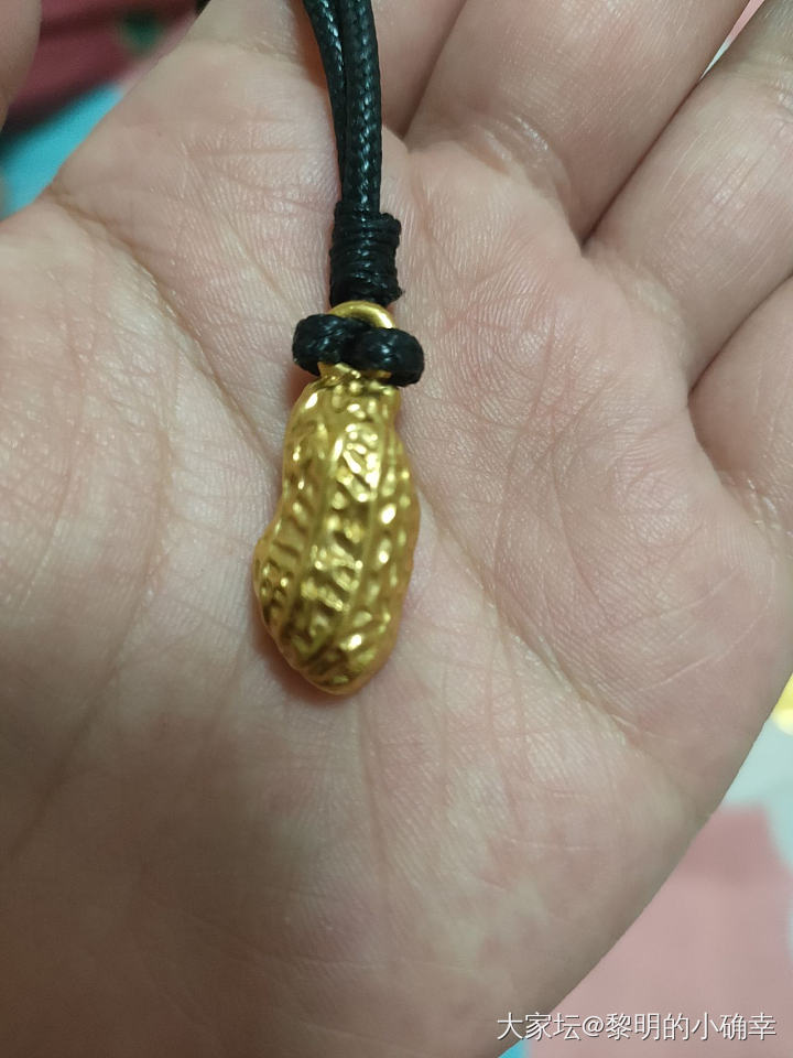 定制的黄金花生和圆牌牌吊坠_金网店商家