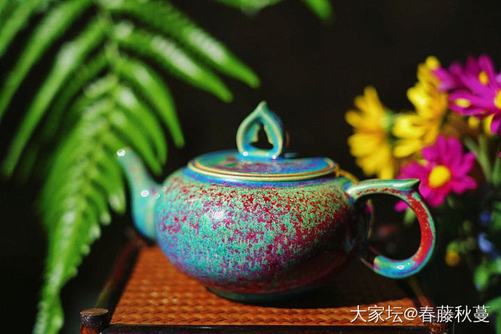 有人喜欢钧瓷么？这个真是太好看了_陶瓷