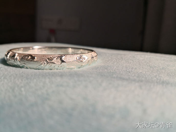 九色鹿 上次没发挥好 再来一次_手镯银