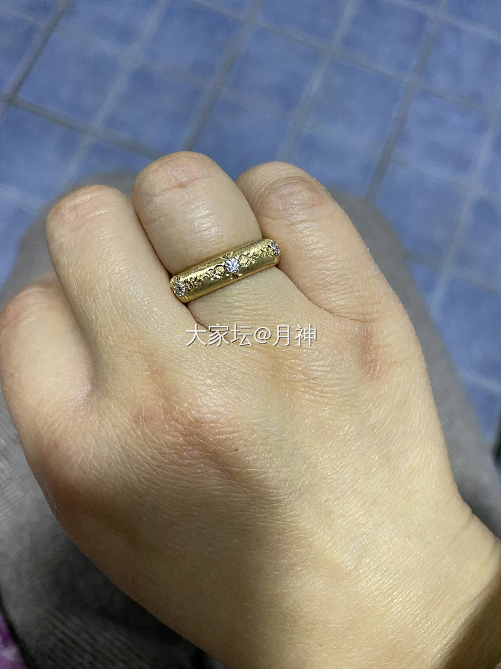戒指收到啦_K金首饰