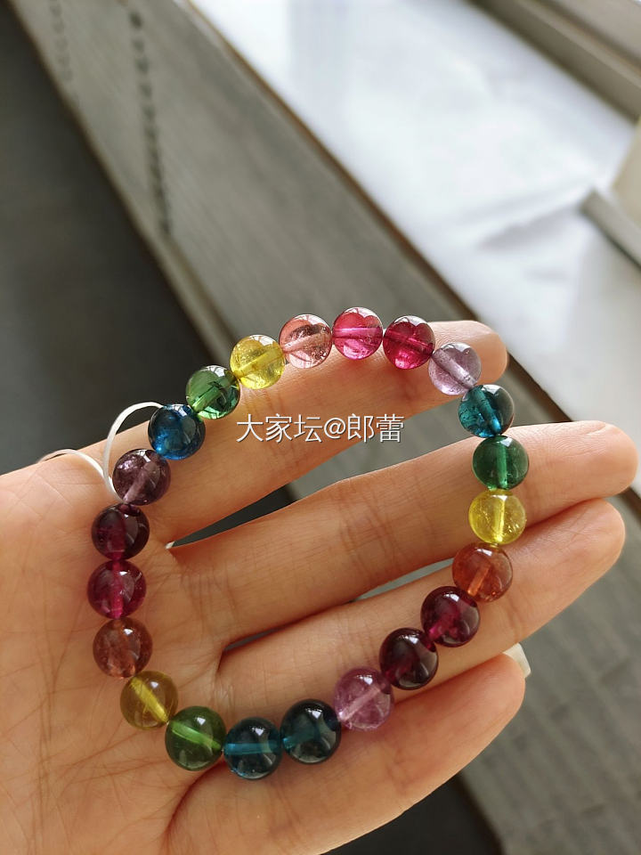 自珍碧玺手串欣赏_碧玺