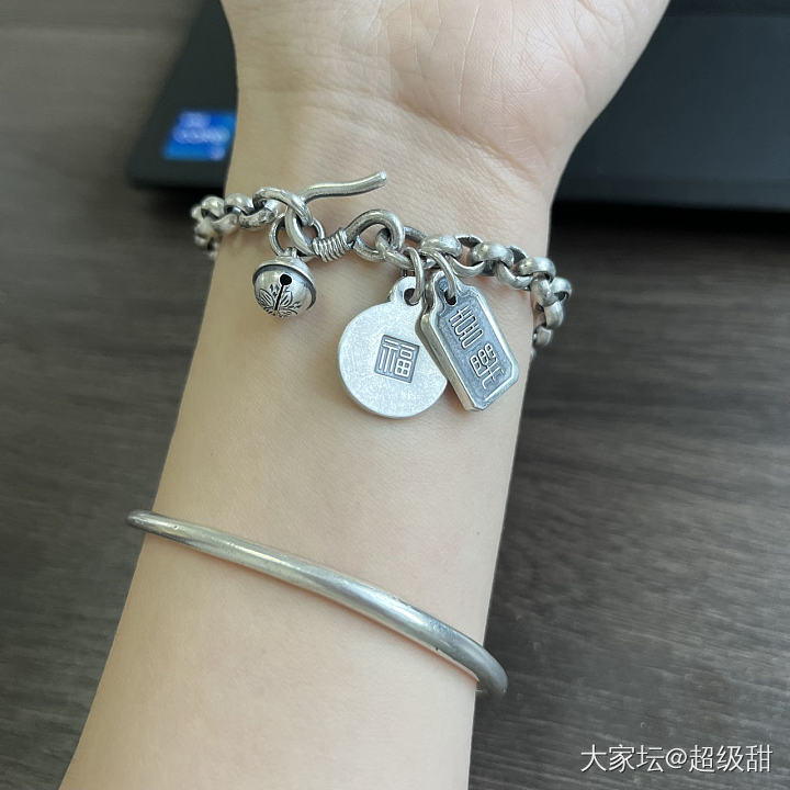 振贤银手牌_匠人手饰银