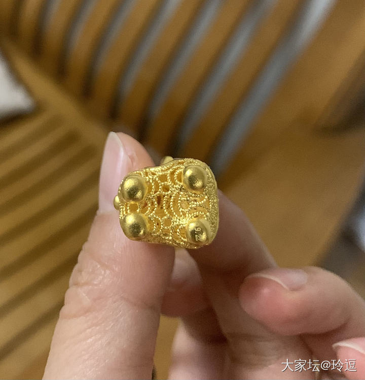 复古清代戒指_金
