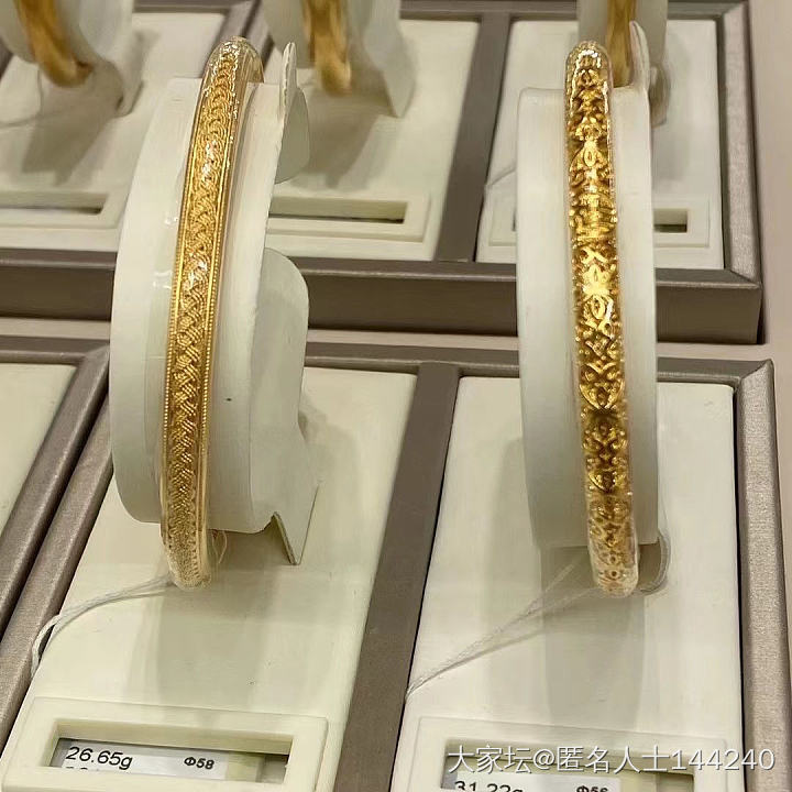 到底换不换大福款花丝手镯_手镯金