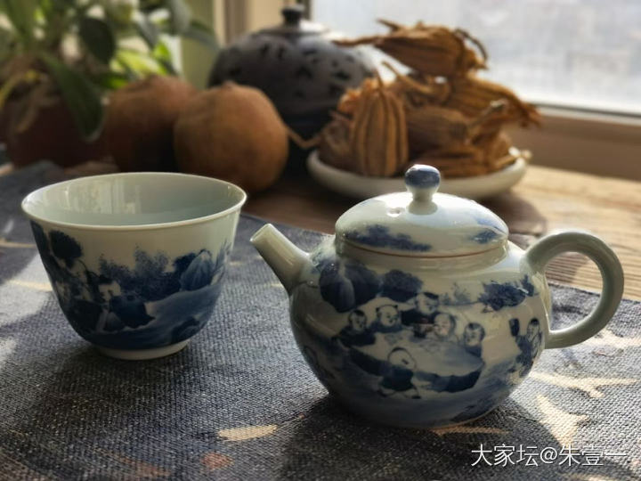 清明无雨，取一套茶器喝茶，思念成疾。_陶瓷收藏