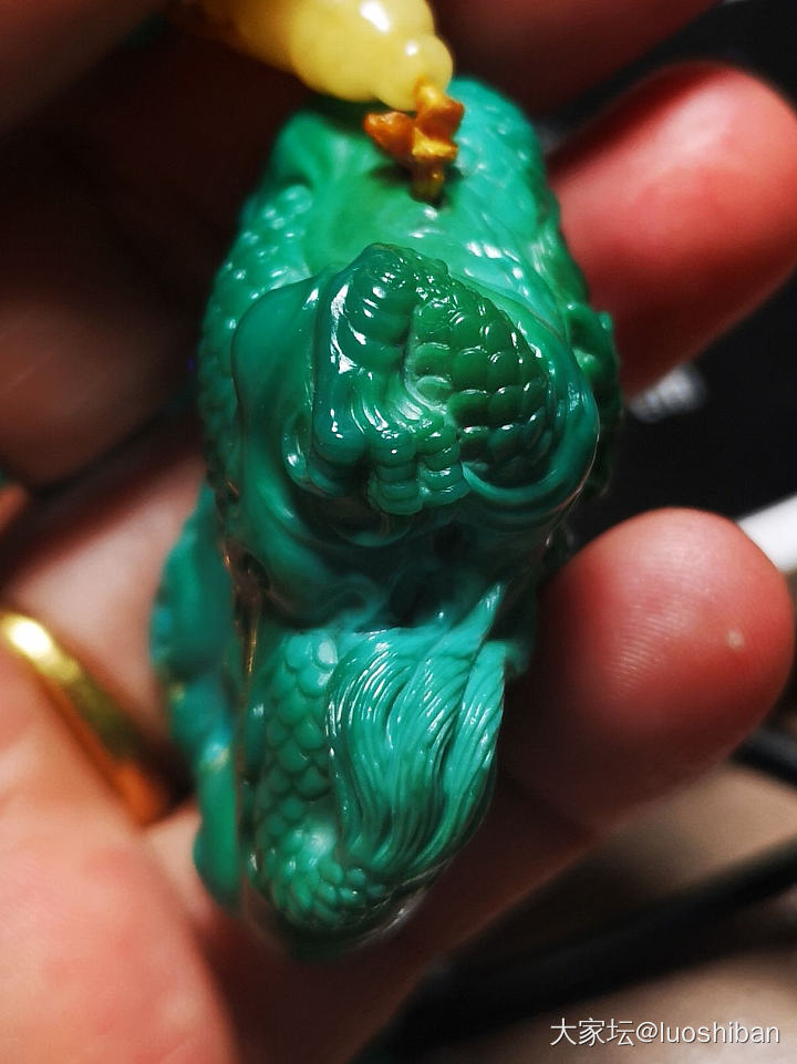 高瓷盘透太难了_松石