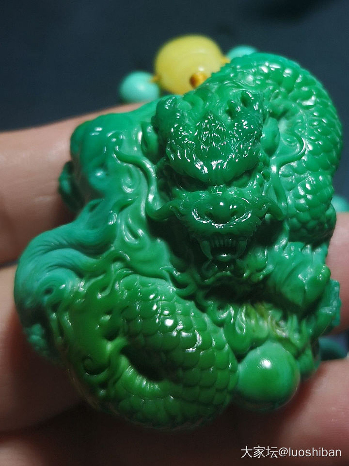 高瓷盘透太难了_松石
