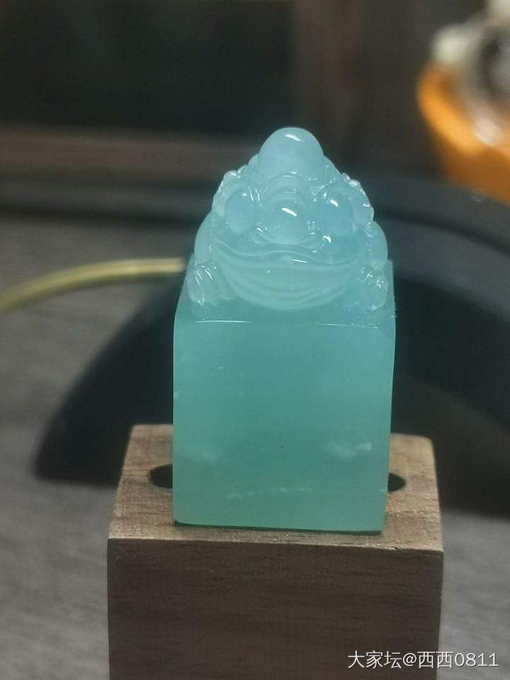 换一个礼物送老公吧_印章岫岩玉